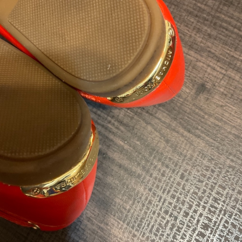 Michael Kors red flats size 7 - Picture 5 of 6